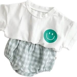 New two piece toddler summer outfit 12-18 months